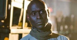 "Hi, I'm Lance Reddick. I'll be your big name star for five minutes of this venture."