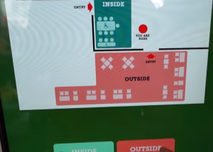 McDonalds Touchscreen: Seating Plan