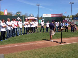 The Sea Dogs kicked off the Strikeout Cancer in Kids Program earlier today...This is the 19th year of the program.