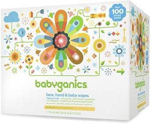 Babyganics Fragrance-Free Face & Hand Baby Wipe