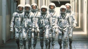 They all felt a little self conscious in their foil suits.