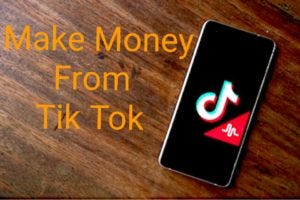 Make Money From Tik Tok