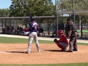 Former Sea Dog Reynaldo Rodriguez now a member of the Minnesota Twins organization.