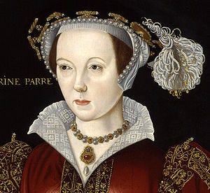 Crop of Catherine Parr, by unknown artist. See...