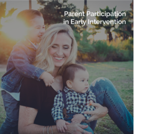 <img alt="parent participation in early intervention">