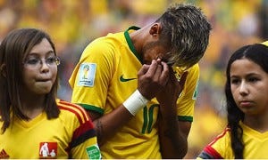 neymar tears