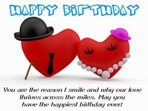 Birthday wishes for boyfriend