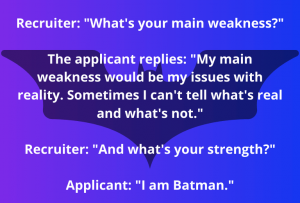 Hilarious HR interview joke