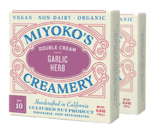 good vegan cheese substitutes miyoko garlic herb