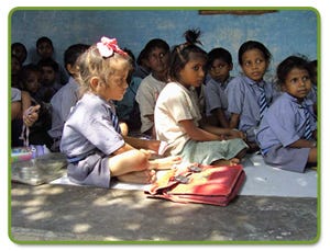 Schools in slum supported by Conserve India