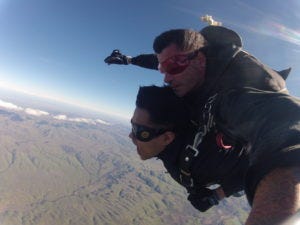 skydiving experience 