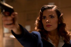 Marvel's Agent Carter- Agent Carter played by Hayley Atwell. Photo courtesy of Disney / ABC Television Group (Flickr)