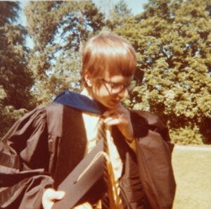 Bill at his high school graduation