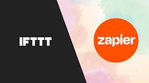 Image of IFTTT and Zapier Logo