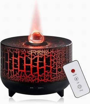 Volcano Humidifier Flame Essential Diffuser