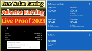 Yofan Earning Proof 2023