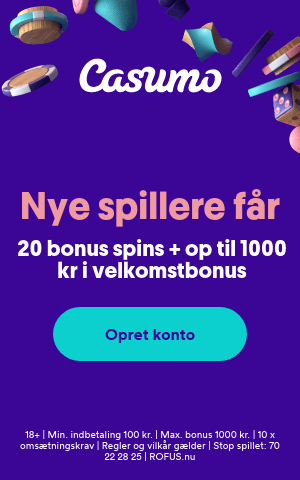 Nye Danske casino — velkomstbonus