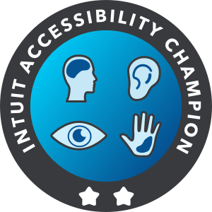 Level 2 Intuit Accessibility Champion