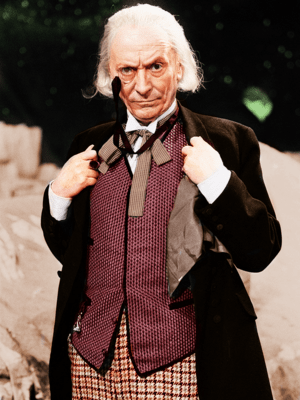 Me (represented by William Hartnell) watching the results with astonishment