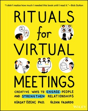 Cover of the book ‘Rituals for Virtual Meetings’