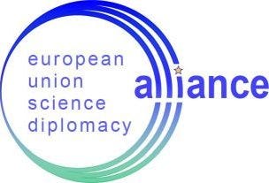 The logo of the European Union Science Diplomacy Alliance