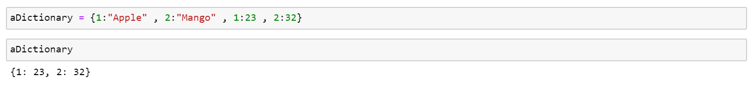 Duplicate keys in Dictionary