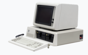 Image of first IBM PC.