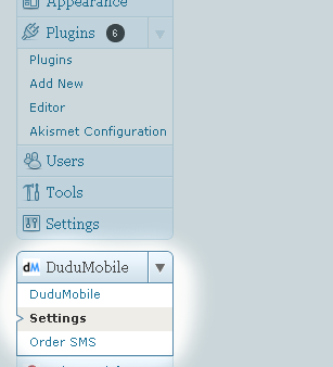 dudumobile-wp-sms screenshot 1
