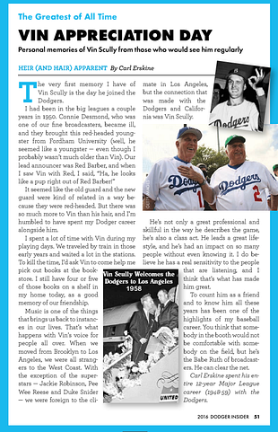 All stories published by Dodger Insider on November 04, 2016