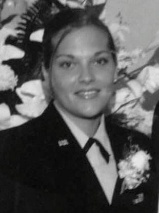 black and white portrait of Amy Naquin-Johnson.