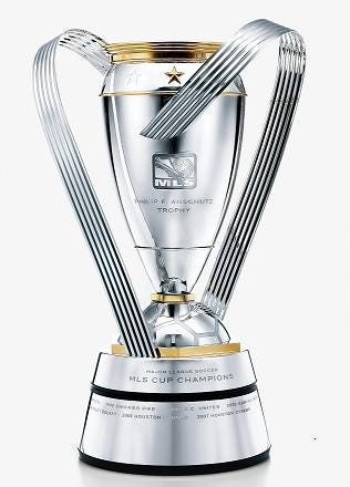MLS CUP IS ACTUALLY A NICE LOOKING TROPHY