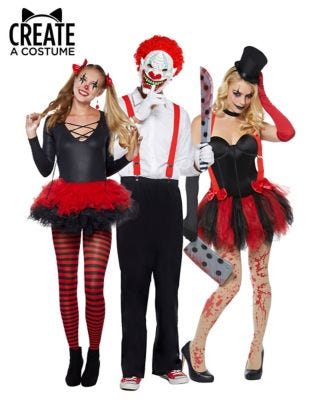 DIY Clown Halloween Costumes
