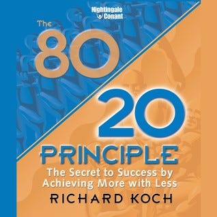PDF The 80 20 Principle: The Secret to Success by Achieving More with Less By Richard Koch