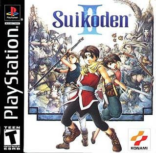 Game Art: the front case cover for Suikoden II.