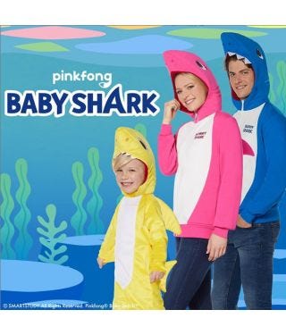 official Baby Shark costumes