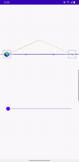 - Here you can see that the paths are denoted by a dotted line — These dotted line would come to the rescue especially when you are dealing with complex animation while seeking for the precision and consistency across devices with different size and resolution.