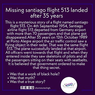 Santiago Flight 513 landed after 35 years with 92 people’s skeletons