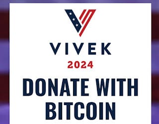 Vivek Ramaswamy 2024 Donate Bitcoin