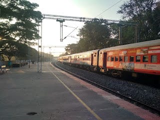 The Banaswadi Railway Station in Bangalore, India