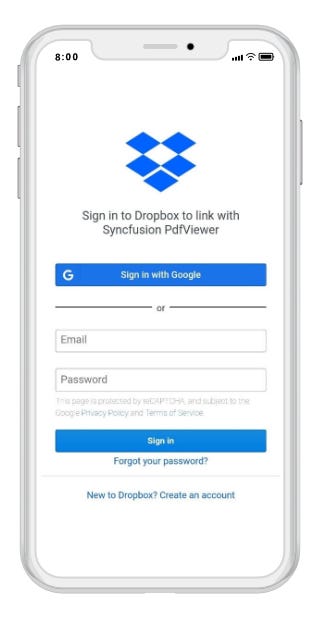 drop box in Xamarin