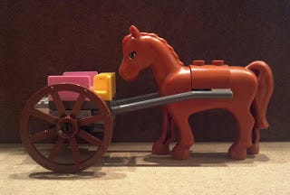 pic of cart and horse to illustrate which metric to invest in