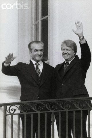 The Shah of Iran with Jimmy Carter