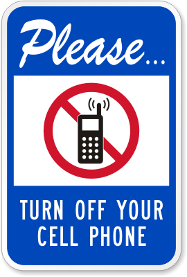 Turn-Off-Cell-Phone-Sign-S-4885