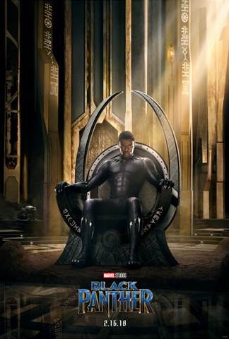 Black Panther Throne Poster