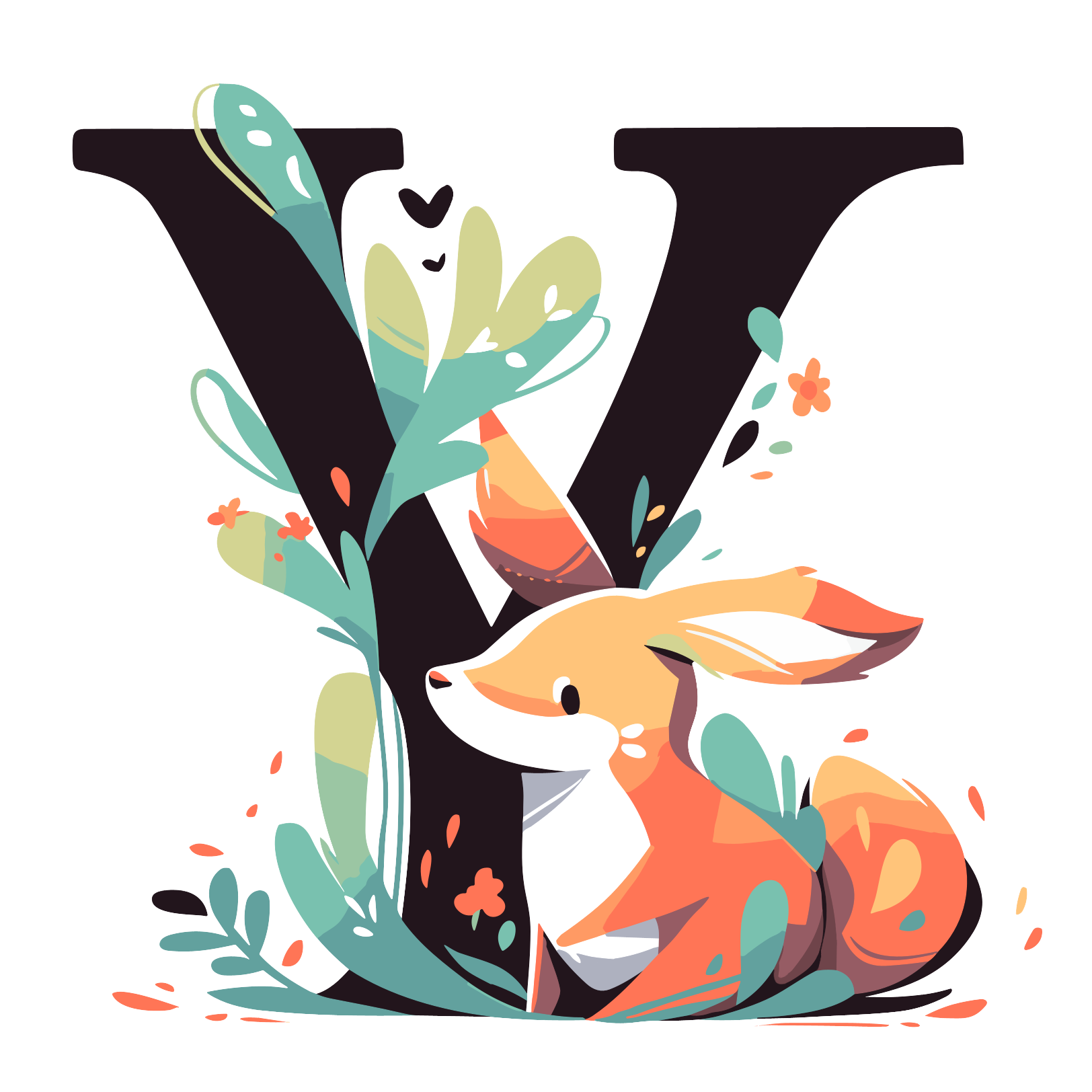 My final logo designed and created using Midjourney + vectorizer.ai + procreate
