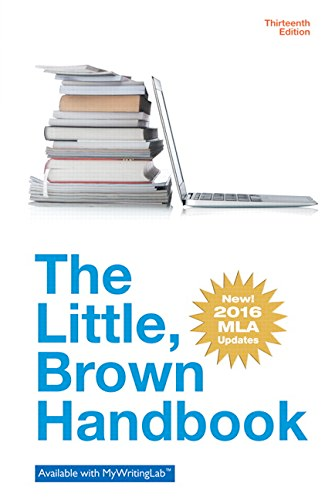 Cover of the 13th edition of The Little Brown Handbook