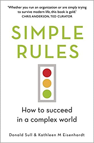 Book cover, Simple Rules: How to succeed in a complex world