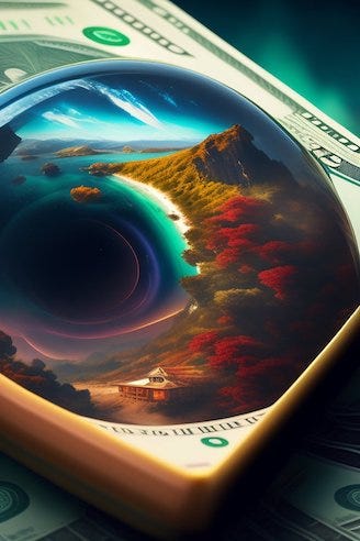 Finance to build solutions to overcome global issues like the climate emergency, environmental degradation, declining quality of fresh water, biodiversity loss, etc