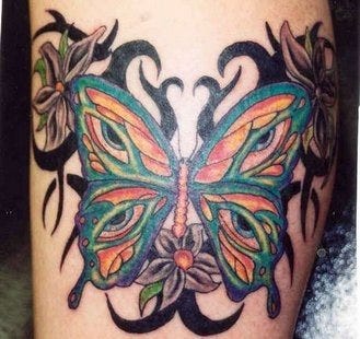 Butterfly Tattoo 1005