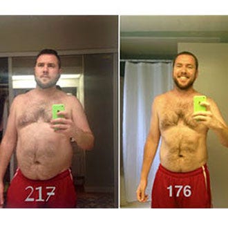 Pruvit KETO OS NAT Before and After Results — Mike